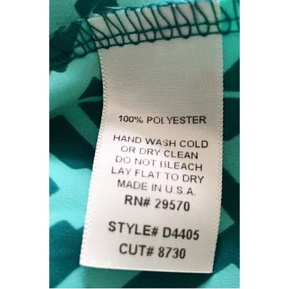 FRANCESCA' S Sz M Green Racer Back Dress - Picture 6 of 6